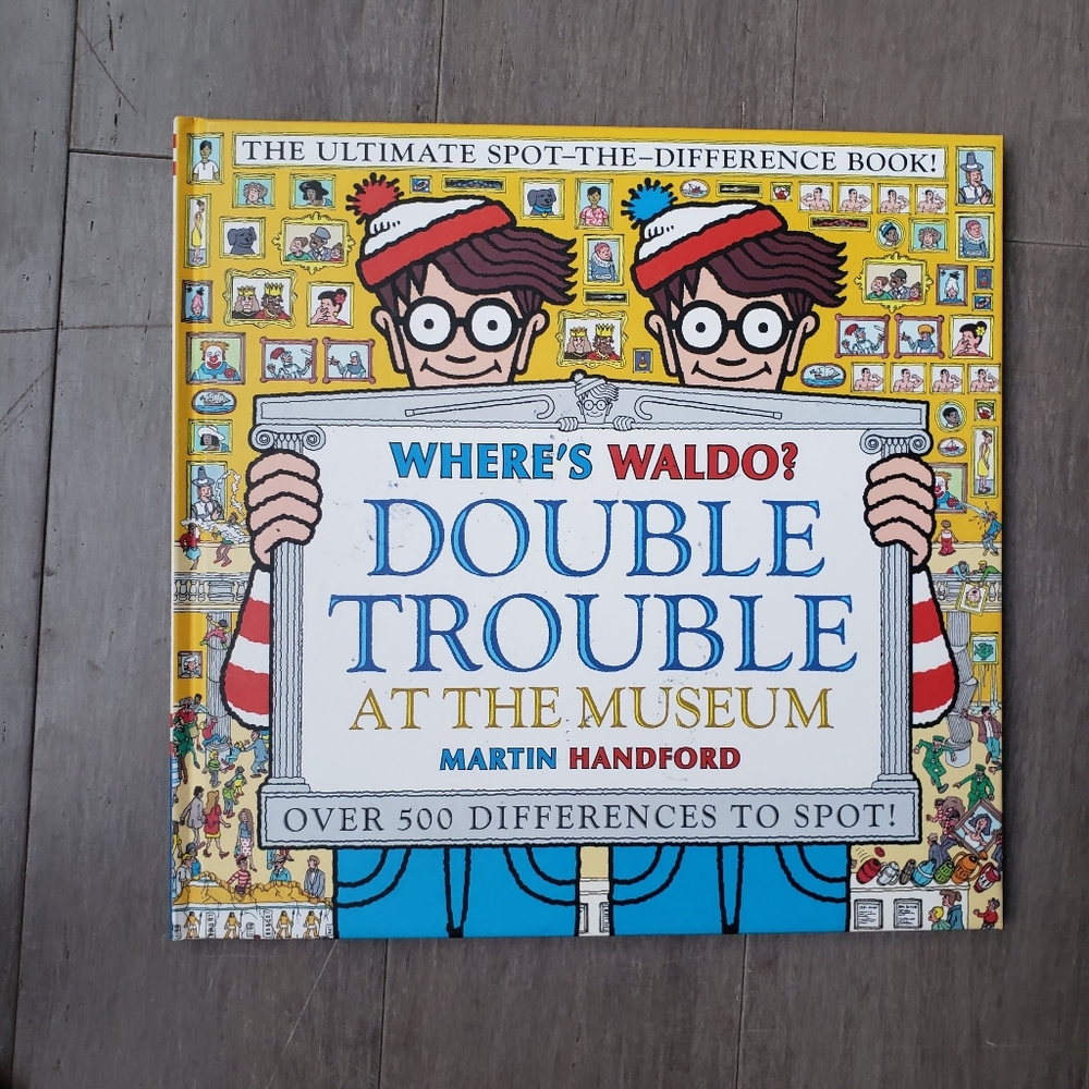 Where's Waldo Double Trouble At the Museum By Martin Hansford Book